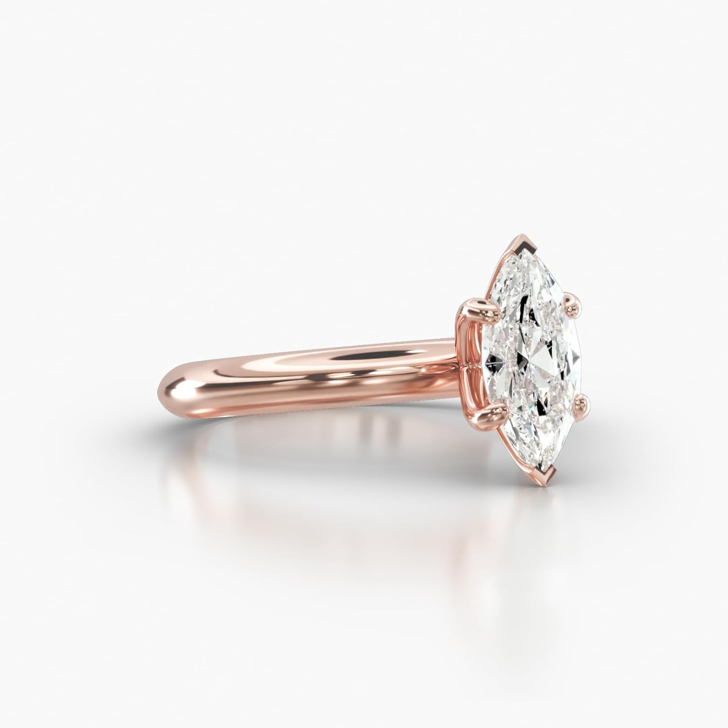 1-5 CT Moissanite Engagement Ring Colorless VVS1 10K 14K 18K Solid Gold & 925 Sterling Silver French four prong Moissanite Ring Christmas Gift For Women