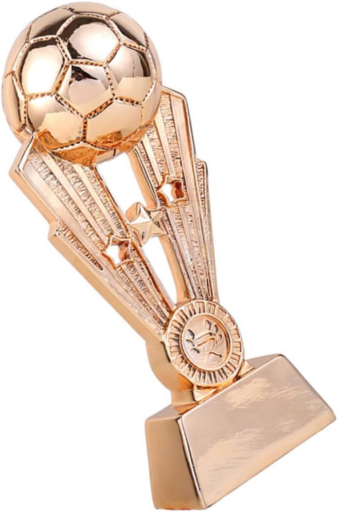 Bronze Plating Resin Trophy for Soccer Teams Award for Schools Kindergartens and Offices Celebrating Team Efforts and Achievements