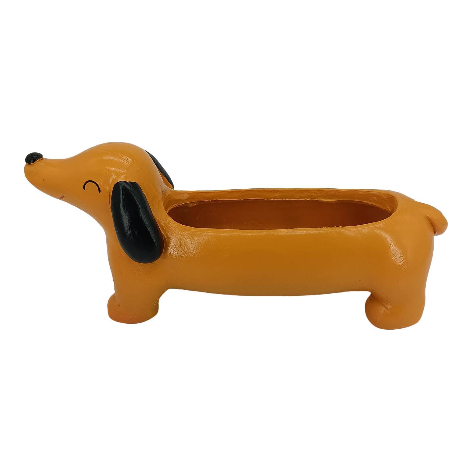 Pot de fleurs chien mignon, le cadeau idéal pour décorer une entrée ou un porche