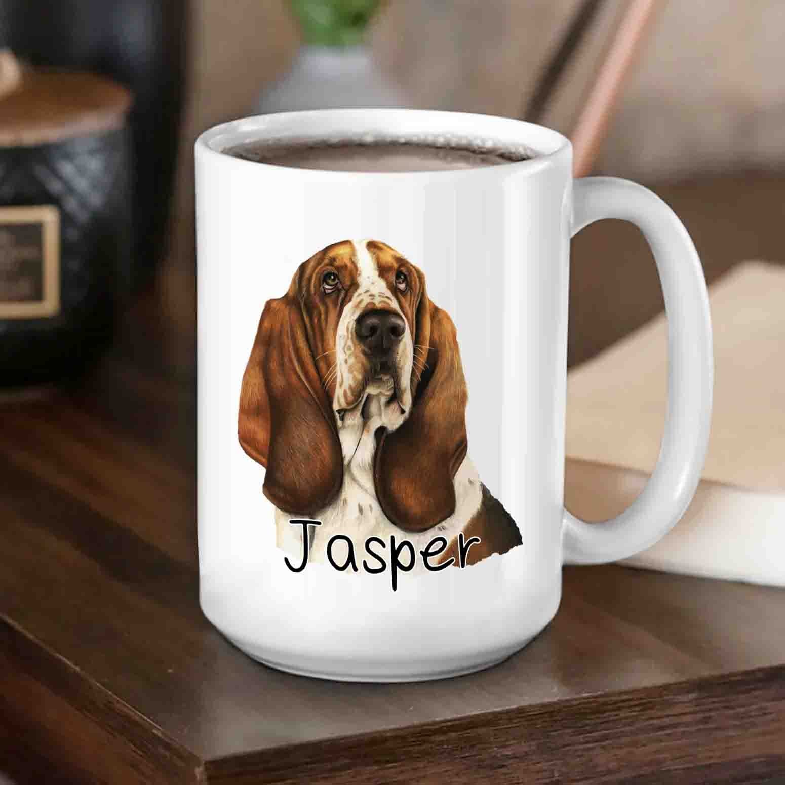 Basset Hound Dog Beach Club Mug Mr0705 95o53 1 Basset Hound Mug Cozy -  Hookedbyangel's Shop Basset Hound Tumbler, image size:1550x1550