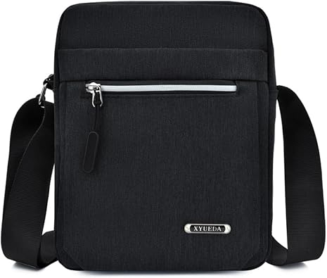 Messenger Bag for Men Women, Adjustable Crossbody Small Sling bag Purse for Travel Sports Work