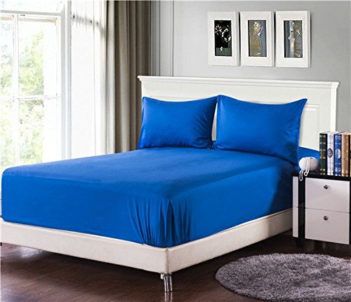 Fitted Bedsheet with 2 Pillow Covers 