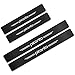 4 Pezzi Fibra di Carbonio Battitacco per Auto Sticker, per Kia Picanto, Esterno Battitacco Protezione Plates Anti-Graffio Scuff Adesivi Decorativi Accessori