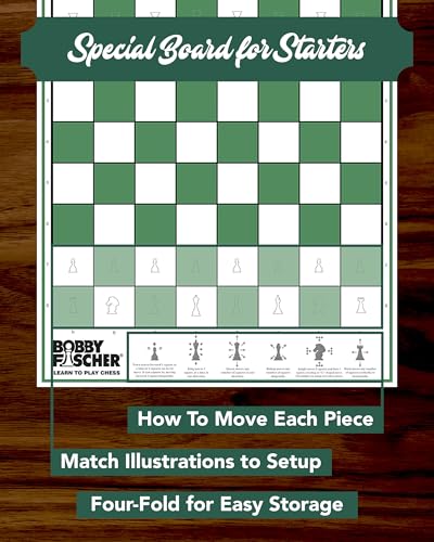 Juego de Mesa Bobby Fischer Aprende A Jugar Ajedrez miniatura 5