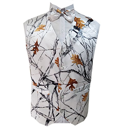 White Camouflage Vest & tie