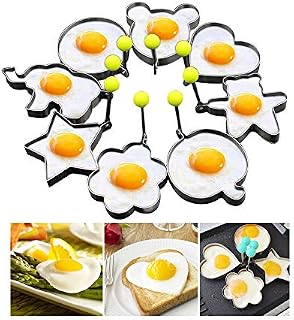 Fried egg molds, Pancake mold Maker with Handle for Kids, Mold Non Stick for Griddle