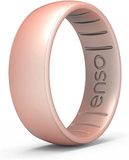 Enso Rings Classic Elements Silicone Ring | Made in The USA | Comfortable, Breathable, and Safe