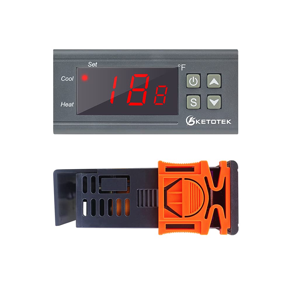 Buy KETOTEK Digital Temperature Controller AC110V 10A Fahrenheit