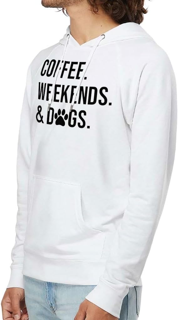 Coffee Weekends Lightweight Hoodie - Coffee Lover Clothing