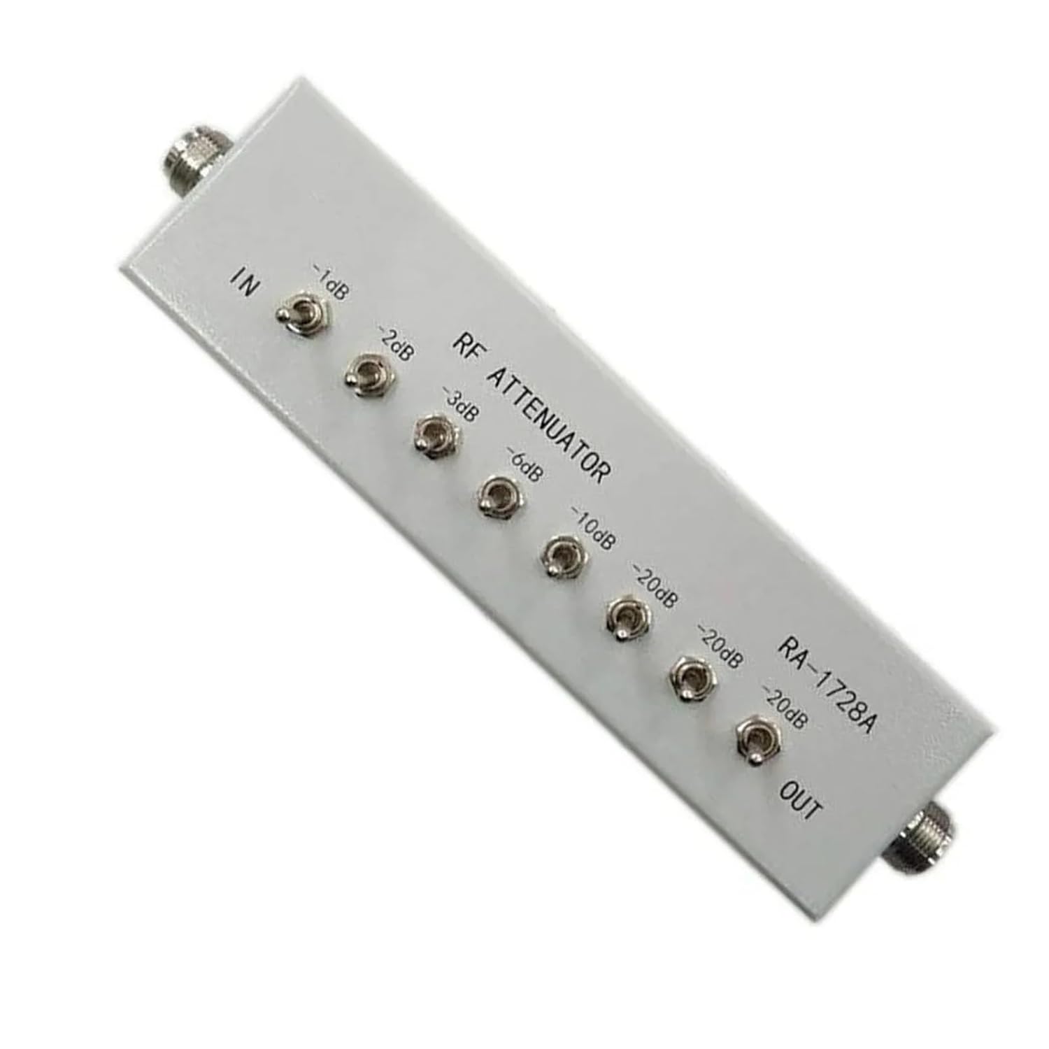 RA-1728A High Frequency Attenuator 0-82DB Variable/Step 50Ohm for Amateur Radio Transmitter