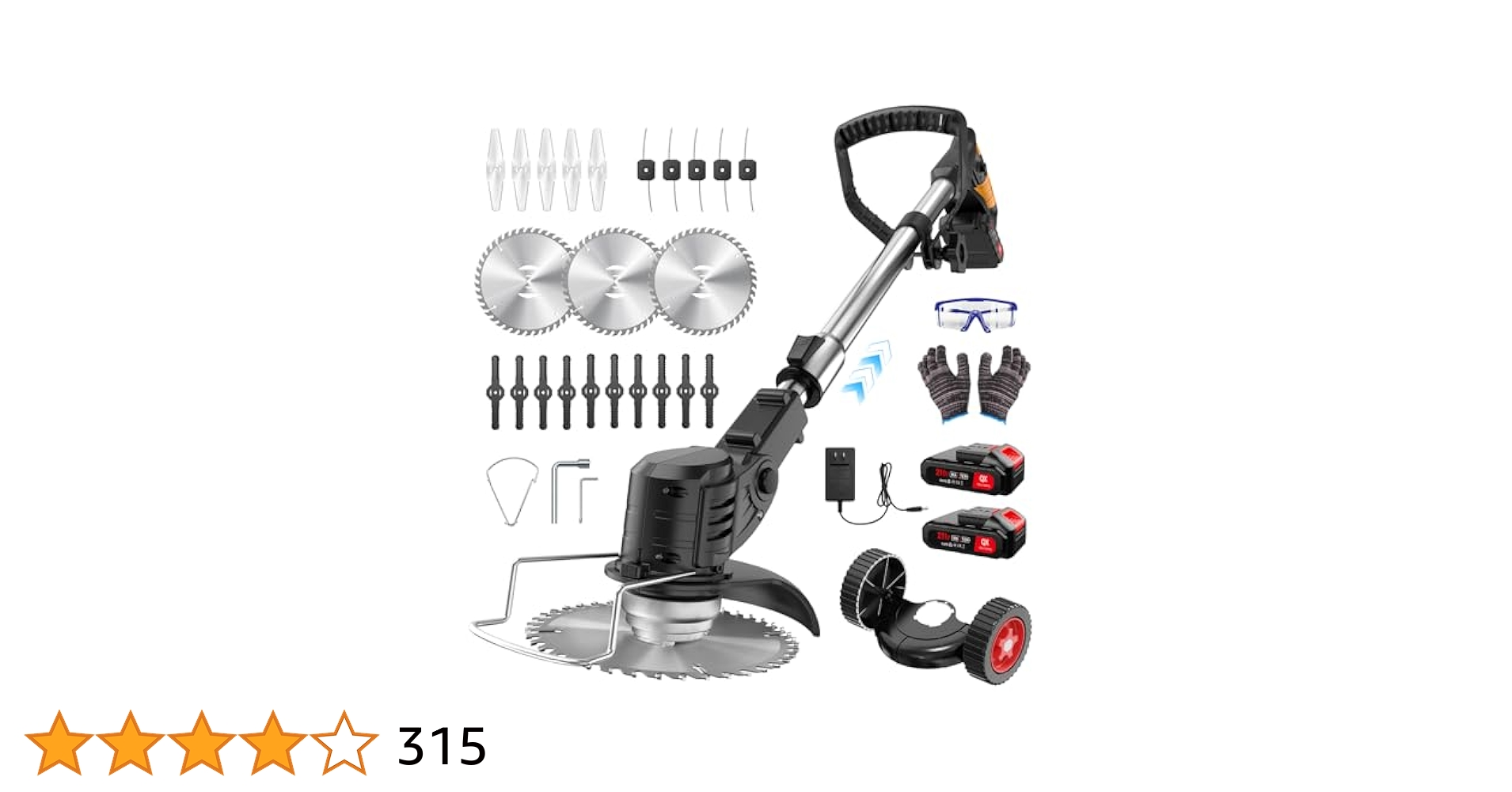 草刈り機 充電式 高性能 21V 4000mAhのバッテリー総容量 強力電動草刈 Amazon | 草刈り機 充電式 高性能 21V 4000mAhのバッテリー総