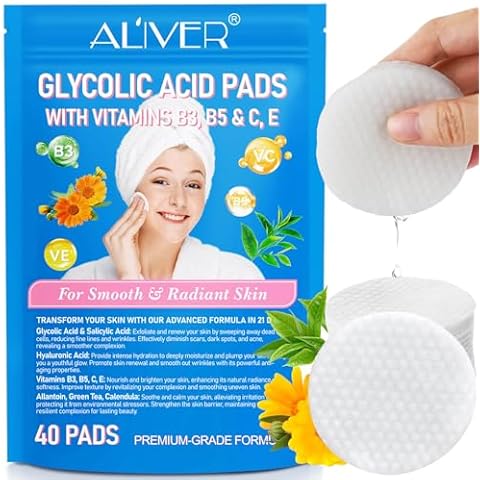 Glycolic and Salicylic Acid Exfoliating Pads Cover
