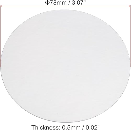 Miniatura 2 de PATIKIL Revestimiento de tapa de aluminio de 3.071in3.07 pulgadas, paquete de 150 revestimientos de sellado de calor resistentes a manipulaciones