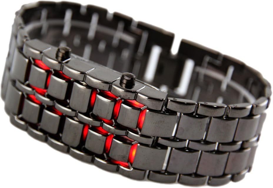 GIFFEMANS LED Bracelet red Watch (B0CLFNY8XT) Amazon Price History, Amazon Price Tracker