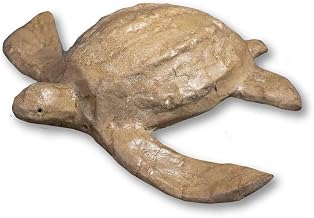 Sea Turtle Paper Water Burial Memorial - Small - Holds Up to 5 Cubic Inches of Ashes - Brown Biodegradable Cremation Urn