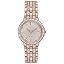 Pink Gold Bracelet, Silver Dial