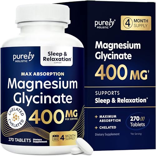 Image of Magnesium Glycinate 400mg, 4+ Month Supply, Sleep, Relax & Muscle Support