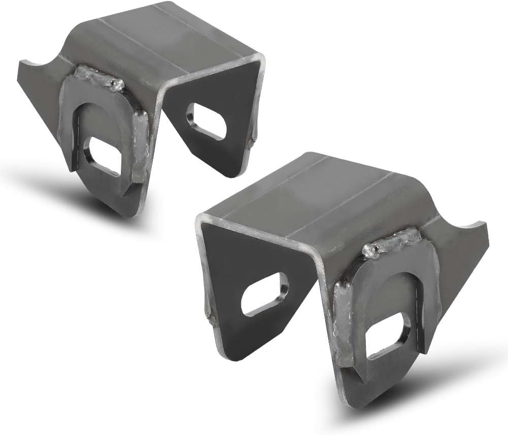 Weld on Heavy Duty Lower Control Arm Mounts Compatible with Jeep Wrangler TJ, Cherokee XJ, Grand Cherokee ZJ, Comanche MJ 1984-2001