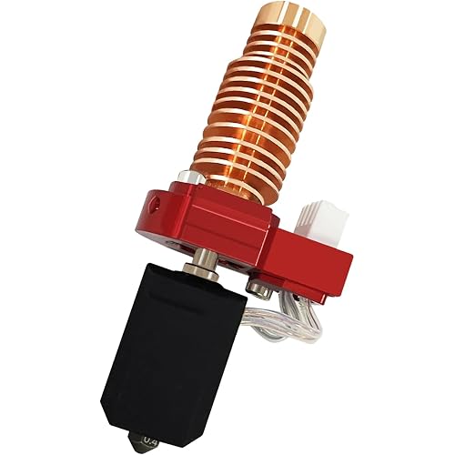 Upgrade 2.0 Version 0.4MM Ceramic Hotend Kit for Adventurer 5M/5M Pro | High-Temp Resistant Hot End, Quick-Detachable Hardened Nozzle with Ceramic Heating Rod, All-Metal Heat Sink for Flashforge