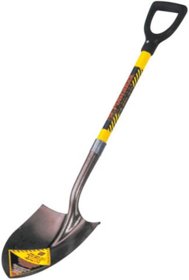 SeymourStructron S700D 79731 29 in. Fiberglass D Handle Structron Round Point Shovel