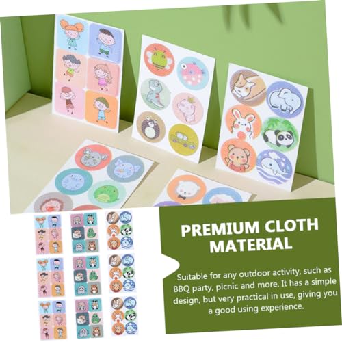Didiseaon 432 Peças Adesivos De Desenhos Animados Remendos Adesivo Ao Ar Livre Aplique Infantil Pano