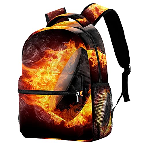 Sac à dos de voyage pour hockey enfant grand volume avec filet gourde