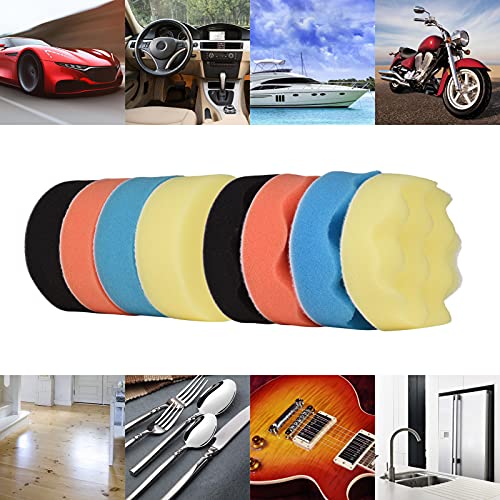 almofada de polimento,ERYUE Kit de Almofadas de Polimento 31 Pcs Fixação de tampão de broca de 3 pol