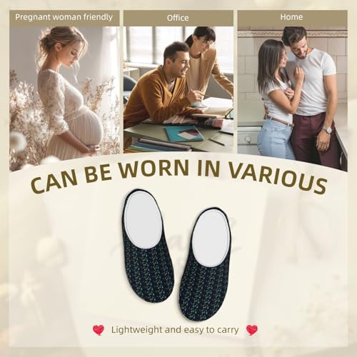Chaussons lavables de qualité supérieure avec semelle extérieure protectrice en TPR - 7