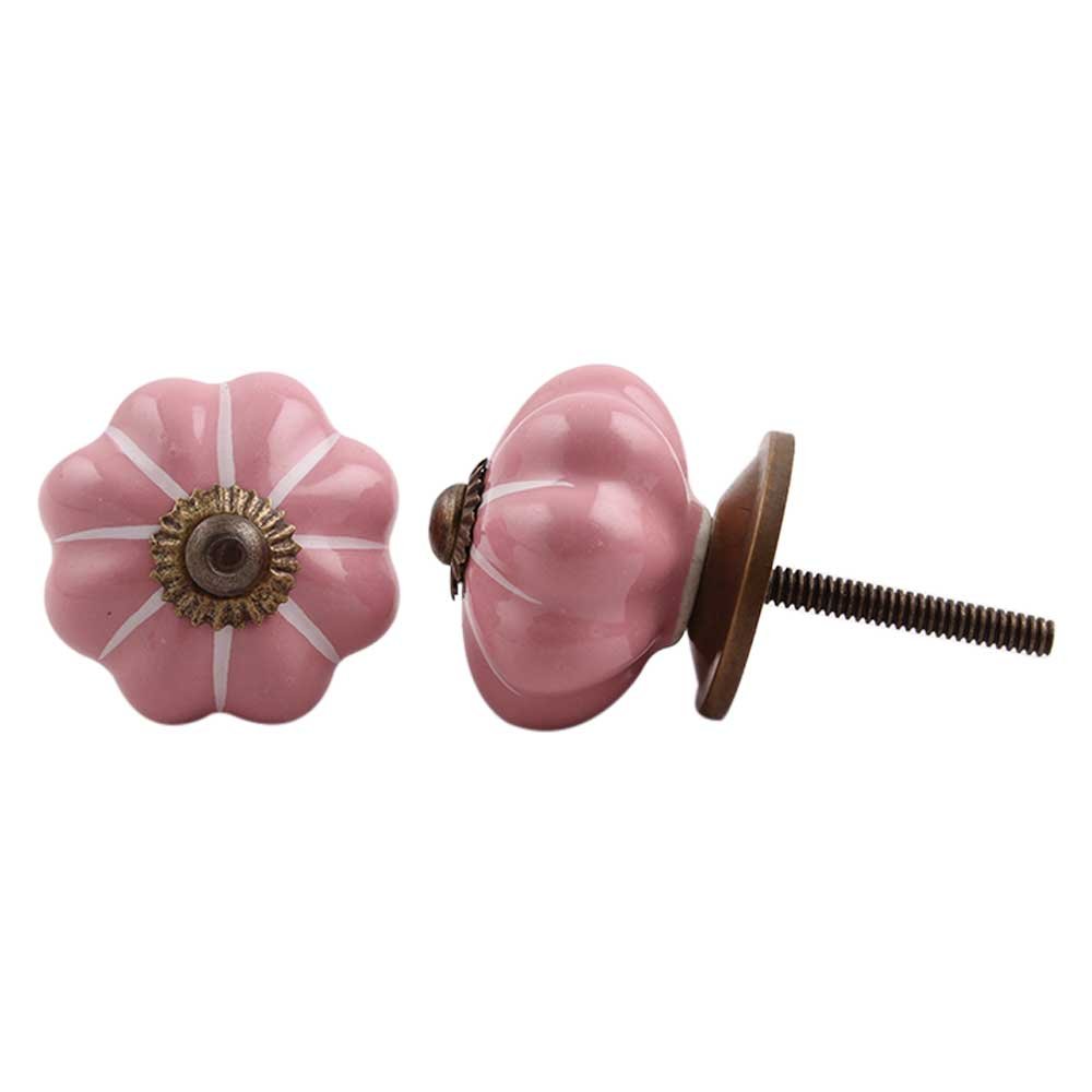 Indian-Shelf 4 Piece Pink Solid Ceramic Drawer Knobs for Kitchen Cabinet Knobs Door Decorative Dresser Pulls Luxurious Room-image-41