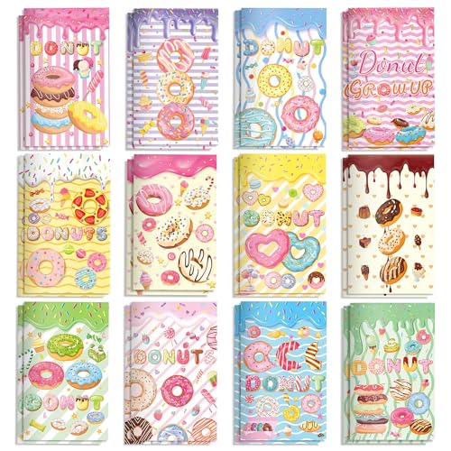 Mini carnet de notes mignon pour sacs de friandises et anniversaires d'enfants thème dessert