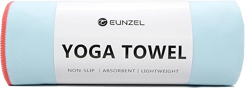Miniatura 12 de Eunzel Toalla de Yoga Caliente Antideslizante Toalla de Esterilla de Yoga Toalla de Microfibra Ultra Absorbente para Yoga Caliente, Pilates, Bikram