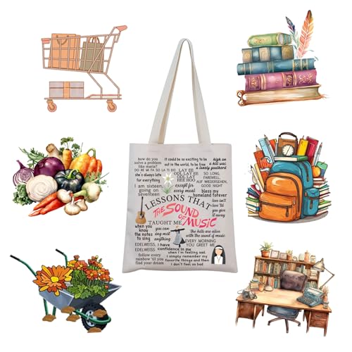 Sound of Music Broadway Musical Encouragement Quote Tote Bag Sound of Music Musical Lover Gift Sound of Music Merchandise (Sound of Tote) - Image 3