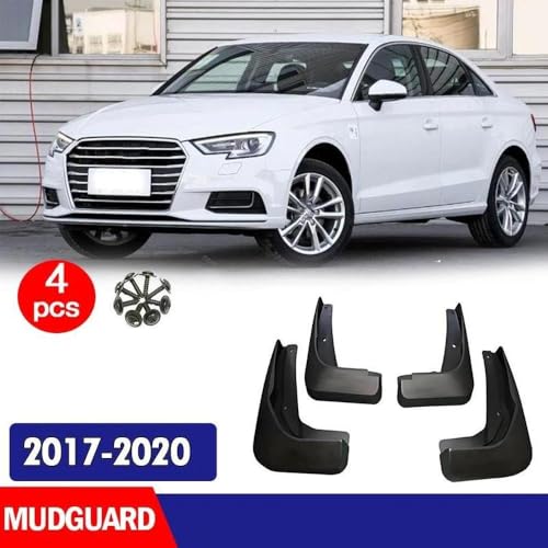 Kit de guardabarros protector contra salpicaduras para A3 Sedán modelos 2017 a 2020 2