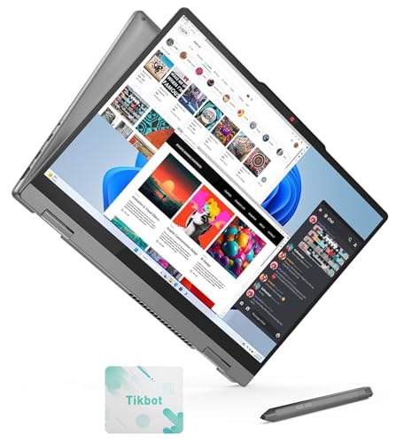 Image of Lenovo Flex 5 14 inch FHD(1920 x 1200) IPS Touchscreen 2-in-1 Laptop, AMD Ryzen 5-5500U, 16GB RAM, 1TB PCIe SSD, Backlit KB, Wi-Fi 6, FHD Webcam, Fingerprint, Digital Pen, w /Mouse Pad