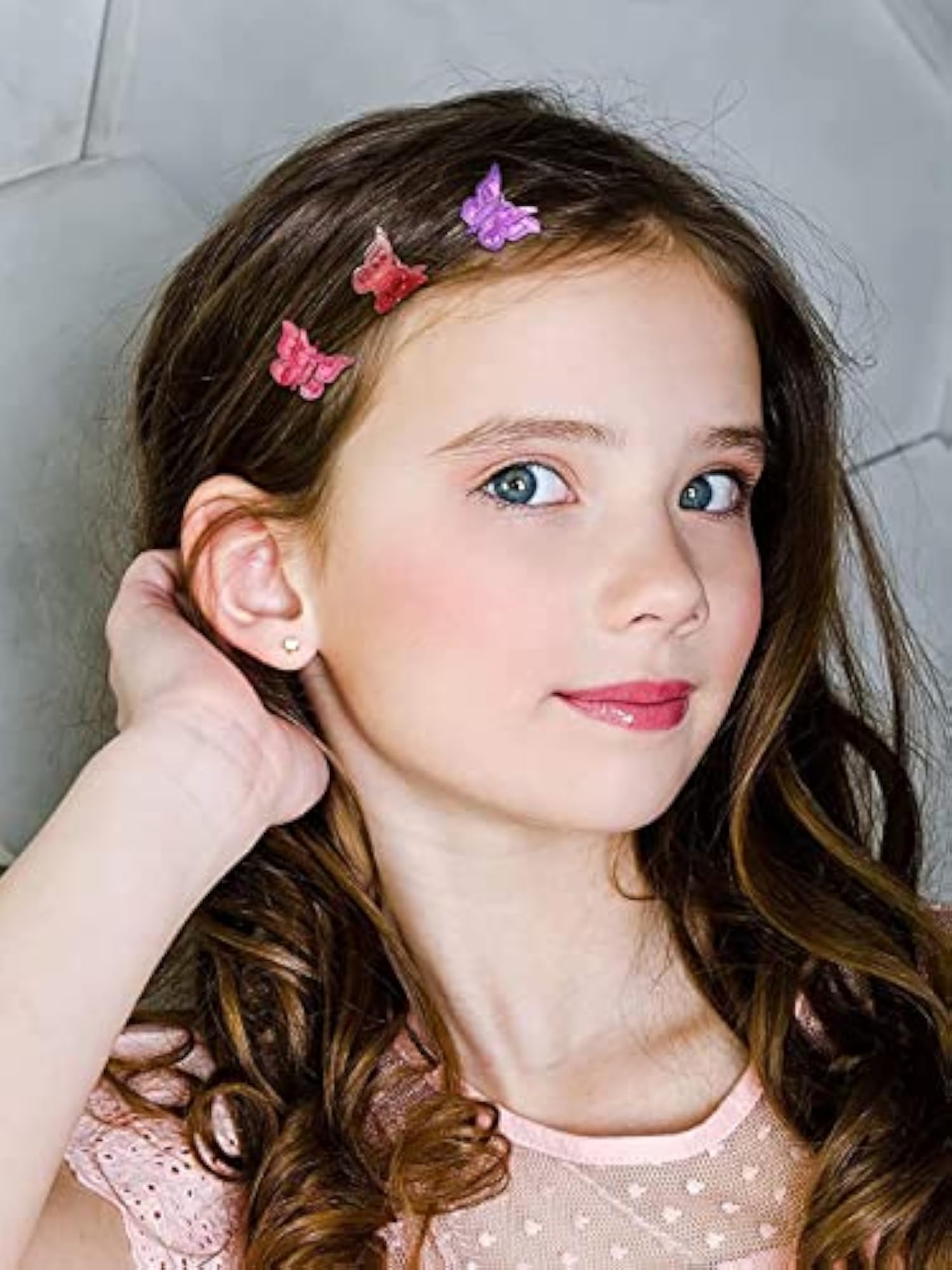 Butterfly Claw Hair Clip Set for Women, 24 Pcs