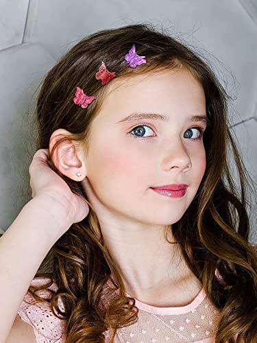 Butterfly Claw Hair Clip Set for Women, 24 Pcs