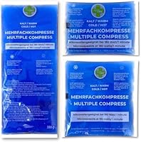 LisaCare Gel Kühlpads - 3 Größen Kühlkissen - Kühlpads Set - Kalt-Warm Kompresse für Kinder & Erwachsene - Akute Schmerzen & Fieber Behandlung - Mikrowellen geeignet