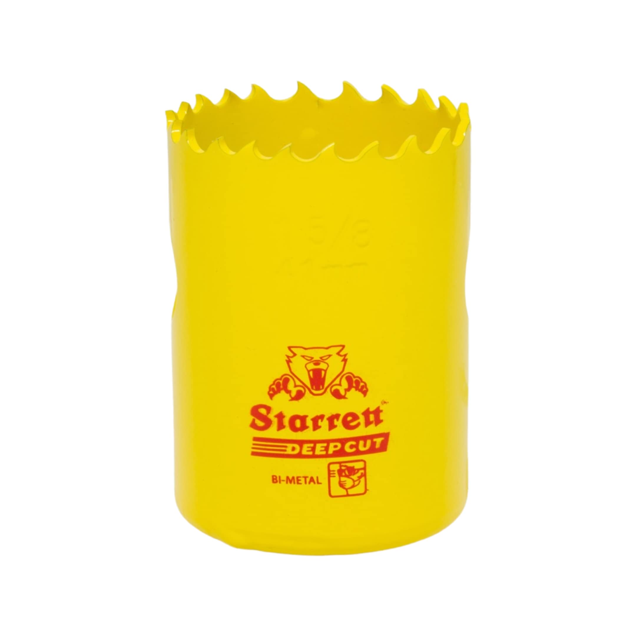 Starrett Deep Cut Hole Saw - DCH0158 Heavy Duty Bi-Metal with Extra Cobalt HSS Teeth - For Metals Wood Cast Iron Fibreglass Plastic Materials - 41mm