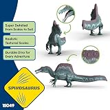 schleich DINOSAURS | Spinozaur 15049 | szczegółowy dinozaur z ruchomą szczęką | Kolekcjonerskie zabawki dinozaurów | Prezent dla dzieci | Zabawki dinozaurów od 3 lat | 33 x 12 x 6 cm