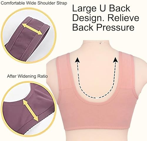 Miniatura 3 de Daisy Bra for Seniors, Front Snap Closure Bras, Front Snaps Daisy Bras for Older Women