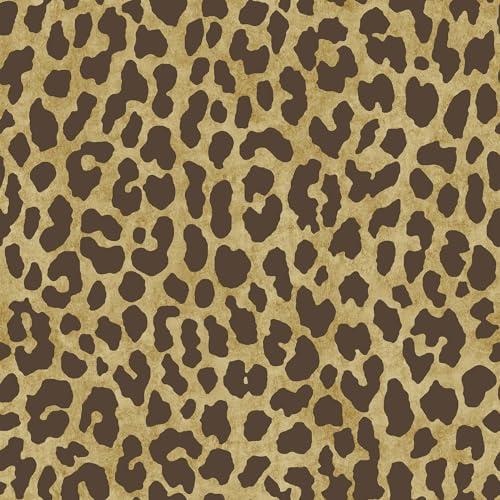 Papier peint autocollant marron RuLeopard RPS6151 pour mur et meuble