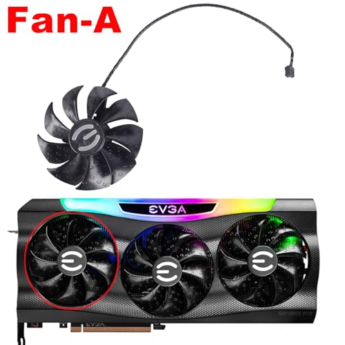 Ventilador rodamiento de bolas PLD09220B12H para GPU RTX 3090 FT3W 5