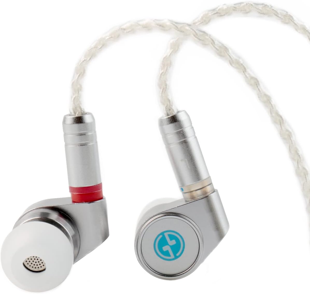 Kinboofi TINHiFi T2 DLC 2DD 10mm Dynamic Driver in Ear Monitor Headphone, 2022 Upgraded Earbuds Earphone with Detachable 0.78mm 2Pin 5N 8 Core Silver-Plated Cable for Audiophile DJ Musician