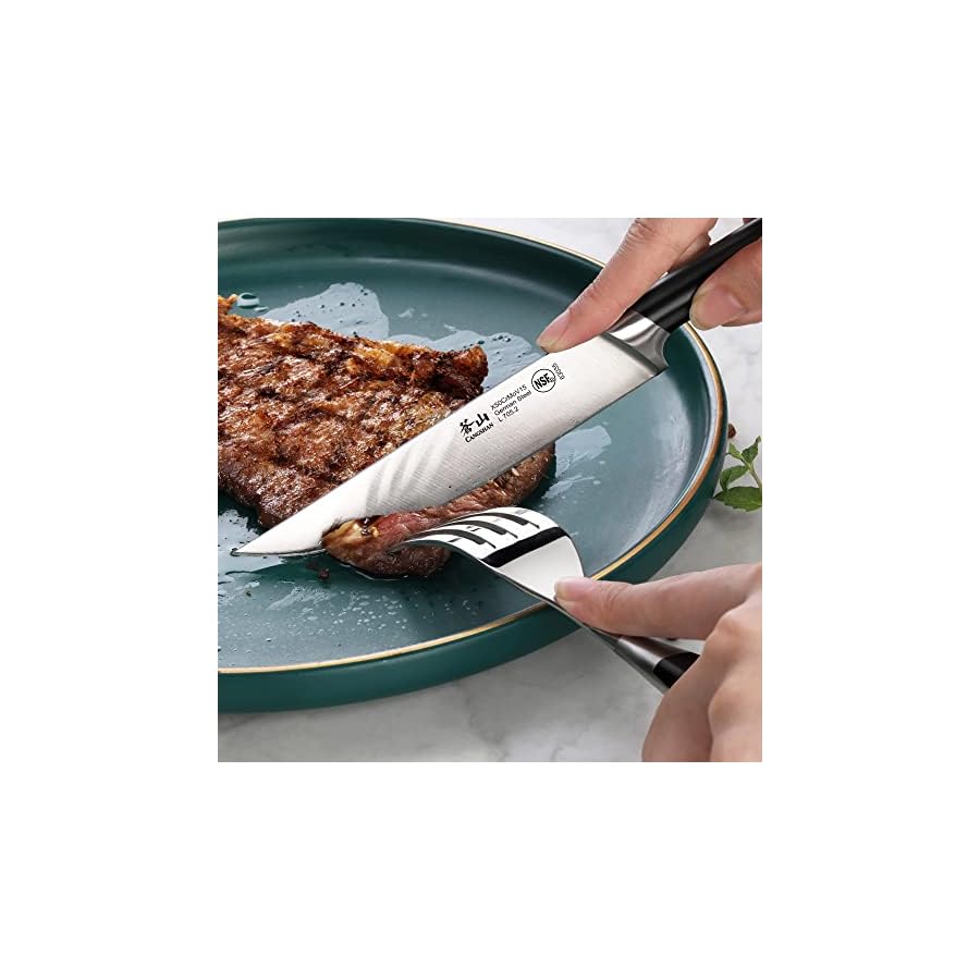 Cangshan-L-Series-1026931-German-Steel-Forged-4-Piece-Fine-Edge-Steak-Knife-Set-Black Cangshan L Series 4-Piece Fine-Edge Steak Knife Set, Forged German Steel, Black, 1026931