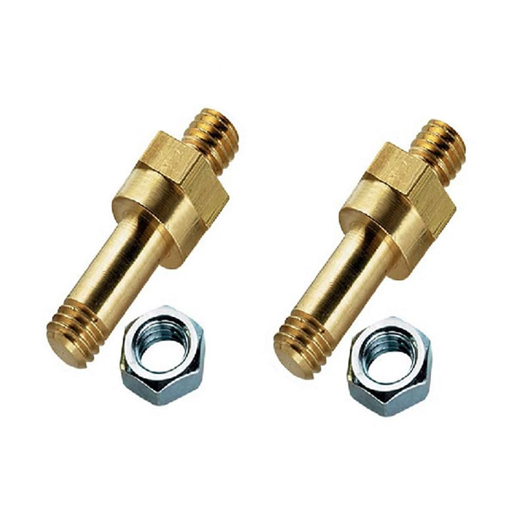 Littimoon 2pcs Side Mount Battery Copper 3/8 Side Post Battery Terminal Bolt 3/8inch-16