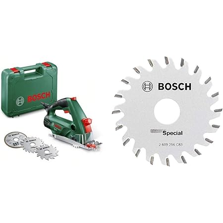 Bosch Mini Kreissäge PKS 16 Multi (2x Sägeblatt, 1x Diamantsägeblatt ...
