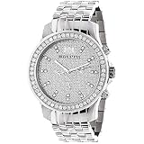 LUXURMAN Mens Diamond Diamond Watch 2.5ctw of Diamonds
