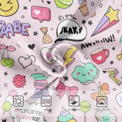 Boys' Exclusive Briefs Toddler Underwear 95% Combed Cotton Boxerbriefs 2T Girl Text Pattern 553