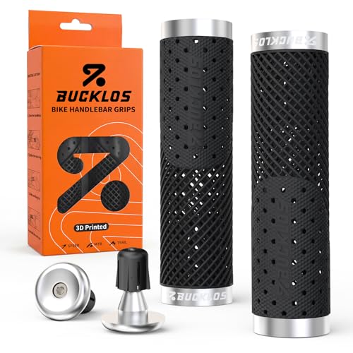 BUCKLOS GR800 3D�v�����g���b�N�I���o�C�N�n���h���o�[�O���b�v - �}�E���e���o�C�N MTB �l�ԍH�w����~�߃n���h���O���b�v-�V���o�[
