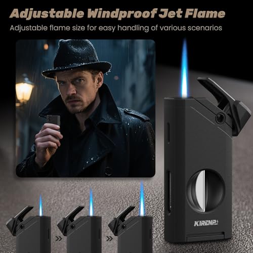 Encendedor soplete multifuncional recargable Kirenp miniatura 6